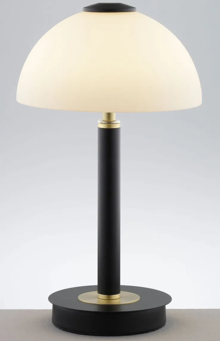 casaNOVA LED Tischlampe LUI 33 cm schwarz