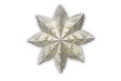 Weihnachtsglanz by casaNOVA casaNOVA Lichtobjekt Papieranhänger SCHNEEFLOCKE mit Beleuchtung 48,3 cm