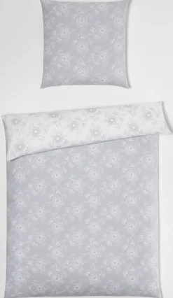 casaNOVA Renforcé-Bettwäsche KIM 135 x 200 cm grau