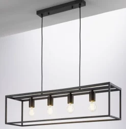 casaNOVA Retrofit Hängelampe HAMPER 4-flg