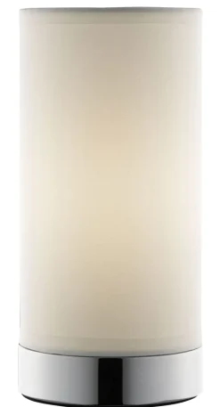 casaNOVA Retrofit Tischlampe RONNY 21 cm weiß