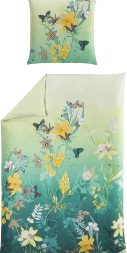 casaNOVA Satin-Bettwäsche FIORELLA 135 x 200 cm mehrfarbig