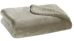 casaNOVA Sherpa-Wendedecke SEBSATIAN 150 x 200 cm silber