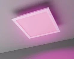 casaNOVA Smart Home CCT LED Deckenlampe COLORES 30 x 30 cm weiß