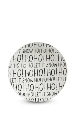 casaNOVA Teller BLACK FORREST Porzellan Ø 26,5 cm Weiß/Schwarz