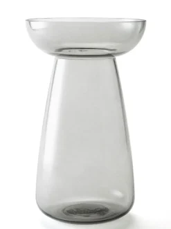 casaNOVA Vase 25 cm grau