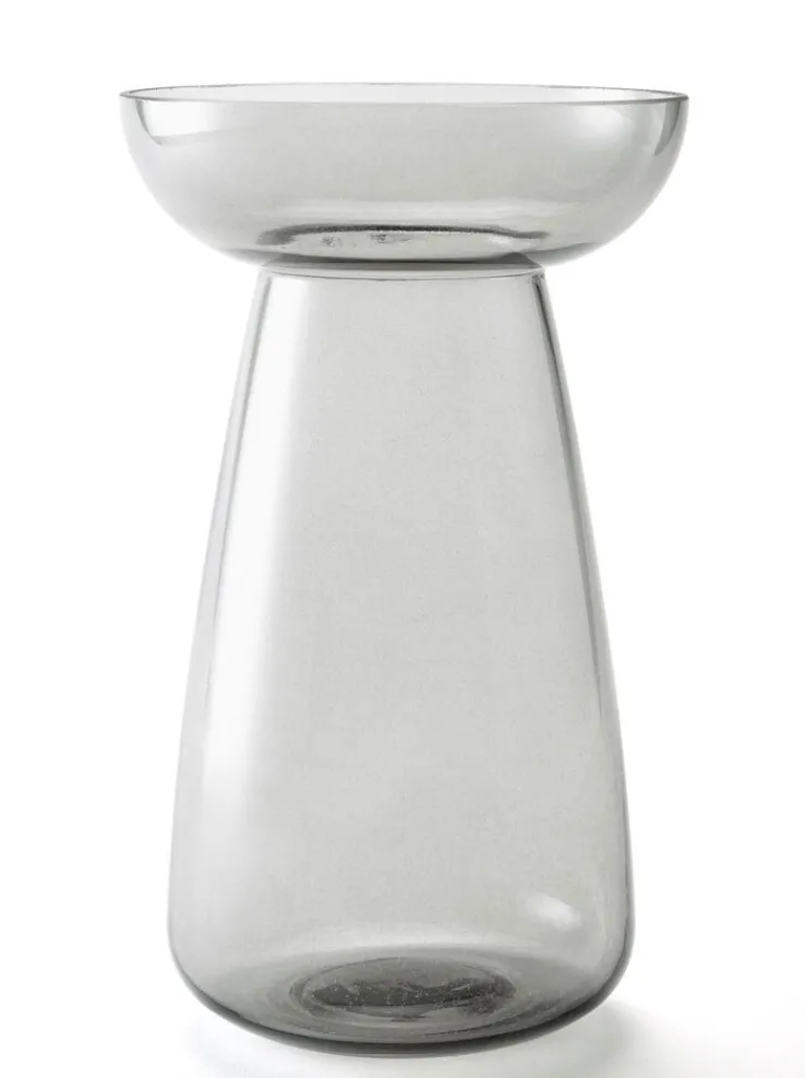 casaNOVA Vase 25 cm grau