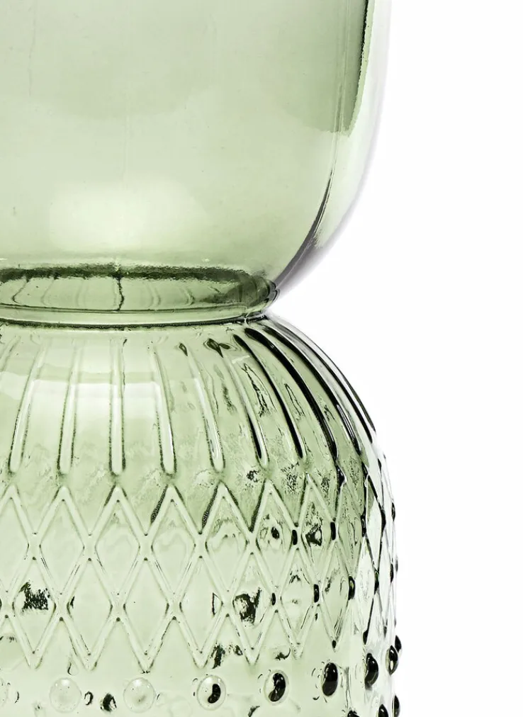 casaNOVA Vase 25 cm grün