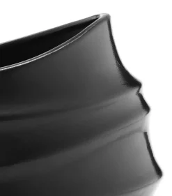 casaNOVA Vase 26 cm schwarz matt