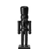casaNOVA Weihnachten Dekofigur Nussknacker 28 cm schwarz