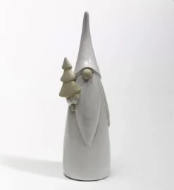 casaNOVA Weihnachten Dekofigur Weihnachtsmann 32 cm weiß /beige