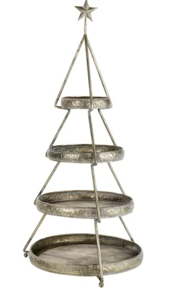 Weihnachtsglanz by casaNOVA casaNOVA Weihnachten Etagere GOLDENE PRACHT 102 cm