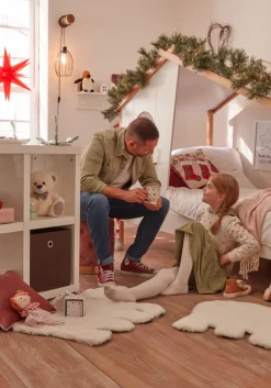 casaNOVA Weihnachten Kaffeetasse TANNENDUFT & LICHTERGLANZ weiß