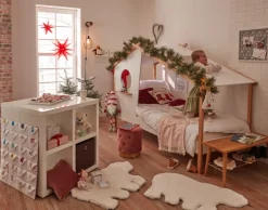 casaNOVA Weihnachten Kaffeetasse TANNENDUFT & LICHTERGLANZ weiß