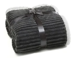 casaNOVA Wendedecke SAMU 140 x 180 cm anthrazit