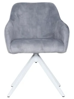 CASAVANTI Armlehnstuhl GENT hellgrau/weiß