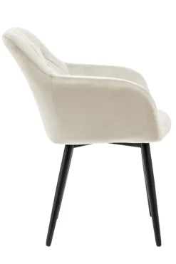 CASAVANTI Armlehnstuhl Samt creme