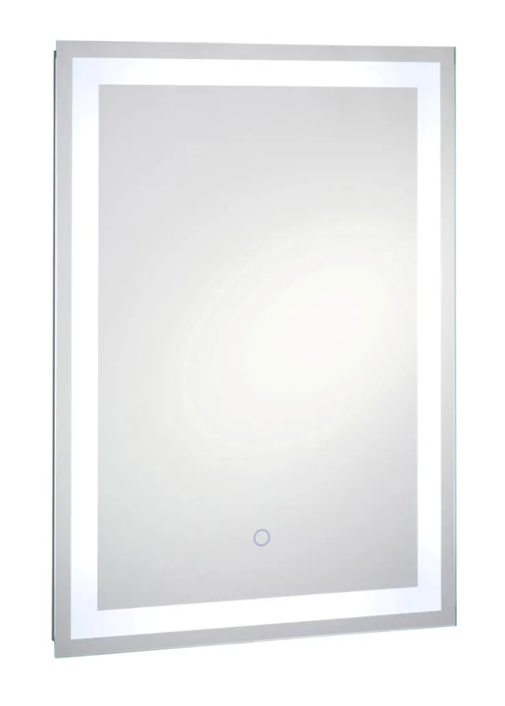 CASAVANTI Badspiegel 50 x 70 cm Spiegelglas/LED