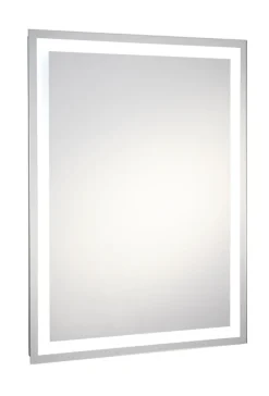 CASAVANTI Badspiegel beleuchtet 50 x 70 cm Spiegelglas