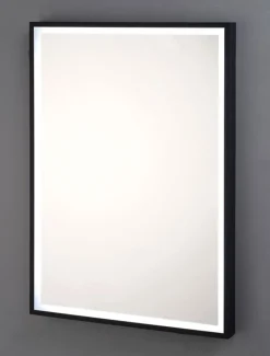 CASAVANTI Badspiegel FLORA 50 x 70 cm schwarz