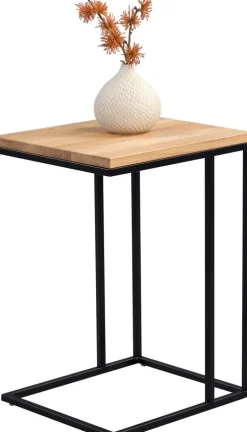 CASAVANTI Beistelltisch 38 x 62 x 43 cm Holznachbildung braun