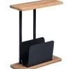 CASAVANTI Beistelltisch 50 x 60 x 20 cm Holznachbildung braun