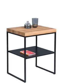 CASAVANTI Beistelltisch 50 x 62 x 40 cm Holznachbildung braun