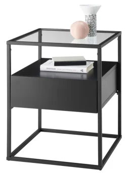 CASAVANTI Beistelltisch EVORA schwarz