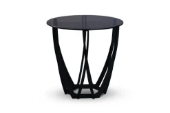 CASAVANTI Beistelltisch MAYA 1 50 x 50 x 50 cm grau/schwarz