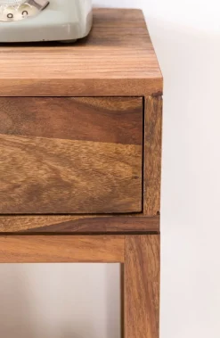 CASAVANTI Beistelltisch MUMBAI 35 x 35 cm braun