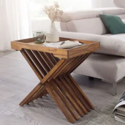 CASAVANTI Beistelltisch MUMBAI 60 x 40 Sheesham