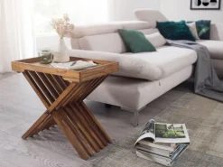 CASAVANTI Beistelltisch MUMBAI 60 x 40 Sheesham