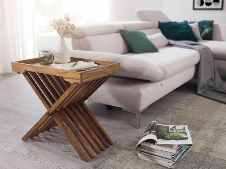 CASAVANTI Beistelltisch MUMBAI 60 x 40 Sheesham