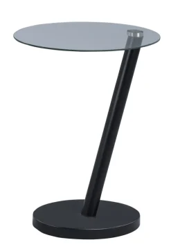 CASAVANTI Beistelltisch ONDA schwarz/ Glas