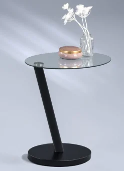 CASAVANTI Beistelltisch ONDA schwarz/ Glas
