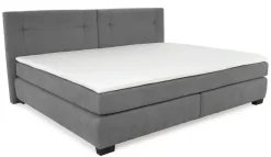 CASAVANTI Boxspringbett FAMILY 240 x 200 cm dunkelgrau
