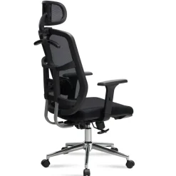 CASAVANTI Bürostuhl 68x130x68 cm Stoff schwarz