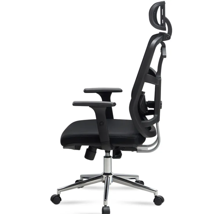 CASAVANTI Bürostuhl 68x130x68 cm Stoff schwarz