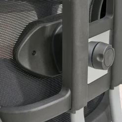 CASAVANTI Bürostuhl 68x130x68 cm Stoff schwarz