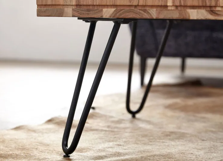 CASAVANTI Couchtisch 60 x 60 cm Akazie massiv