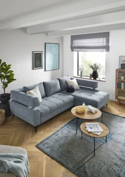 CASAVANTI Couchtisch ASSUAN 55x55 cm Metall Eiche