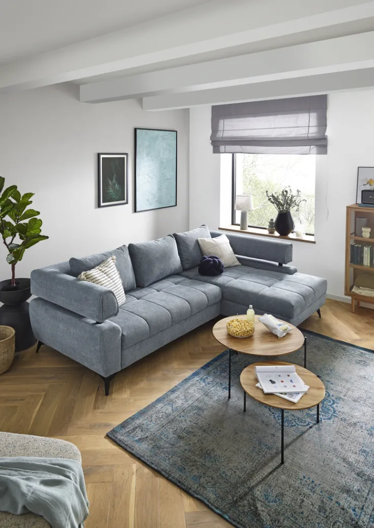 CASAVANTI Couchtisch ASSUAN 55x55 cm Metall Eiche