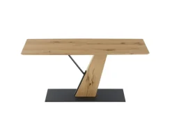 CASAVANTI Couchtisch BRESCIA 110 x 60 cm Eiche Schwarz