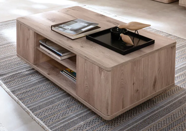 CASAVANTI Couchtisch MODENA 115 x 65 cm braun