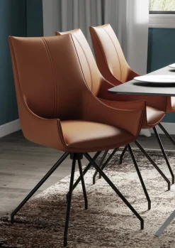 CASAVANTI Drehstuhl MELISSA braun/grau