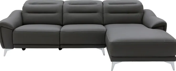 CASAVANTI Ecksofa ASTI dunkelgrau