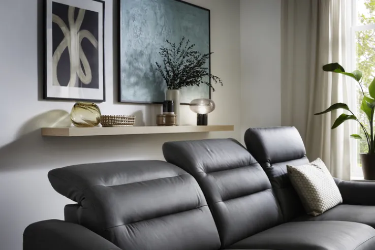 CASAVANTI Ecksofa ASTI dunkelgrau