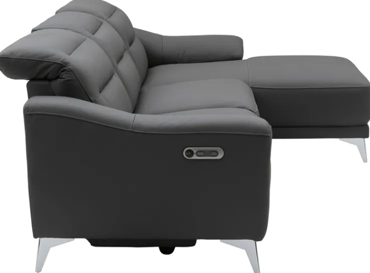 CASAVANTI Ecksofa ASTI dunkelgrau