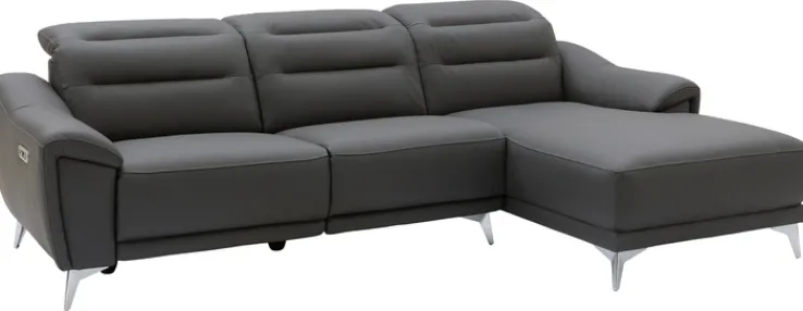 CASAVANTI Ecksofa ASTI dunkelgrau