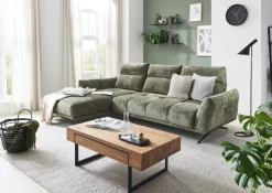 CASAVANTI Ecksofa GIOVANNI olivgrün